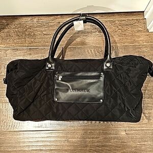 Brand New Von Maur Black Duffle Bag